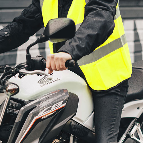 Le gilet fluorescent